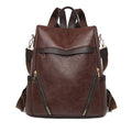 Multi-Functional Leather Backpack Calm Wears