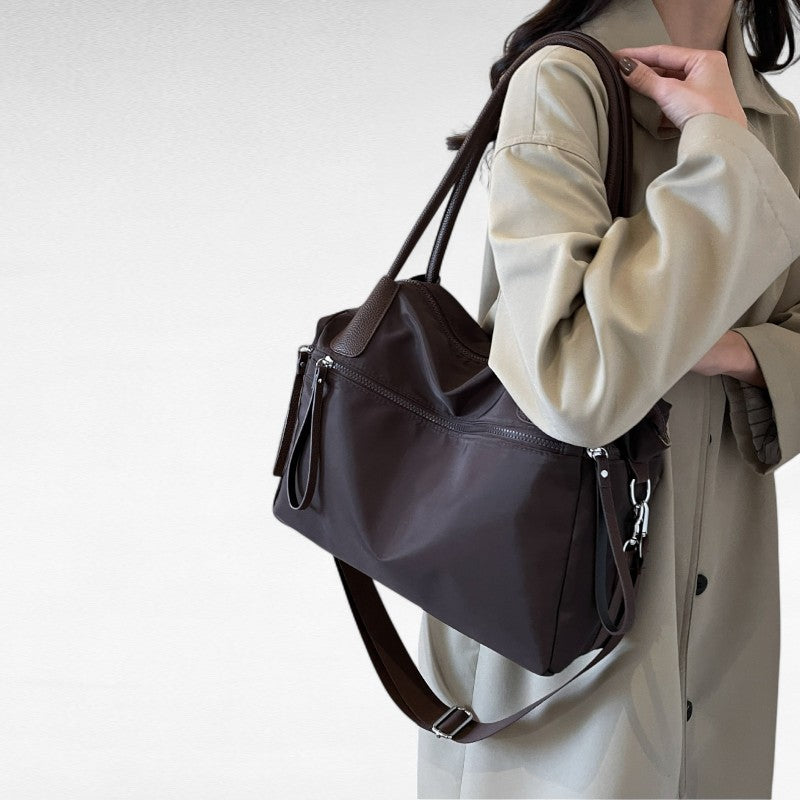 Canvas Shoulder Handbag-dione couture20260420-Calm Wears-Cafe-Calm Wears