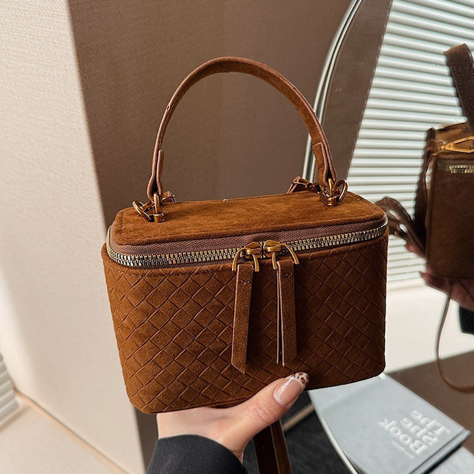 Women's structured shoulder bag with detachable carrying strap-https://detail.1688.com/offer/991205475766.html-Calm Wears-Braun-nothing-Calm Wears
