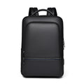 Sleek Leather Laptop Backpack