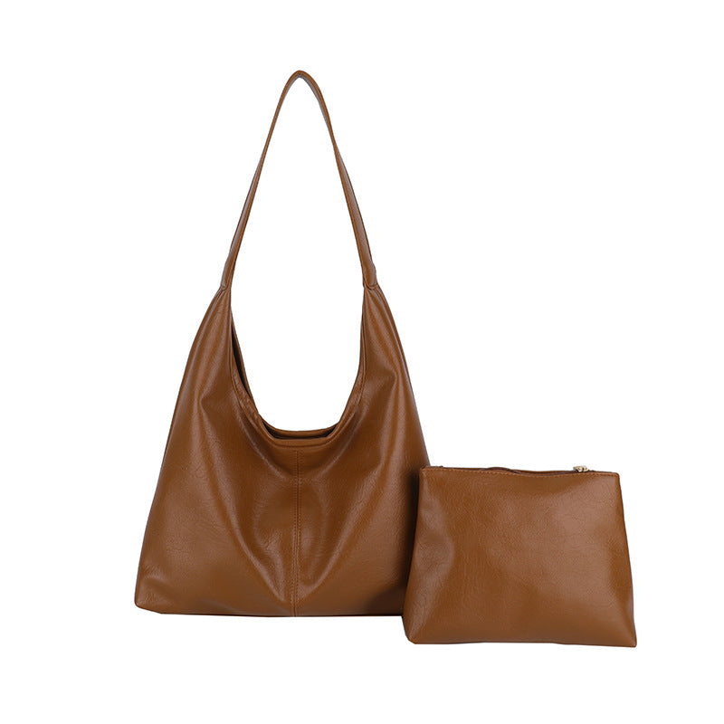 Contemporary Leather Shoulder Bag