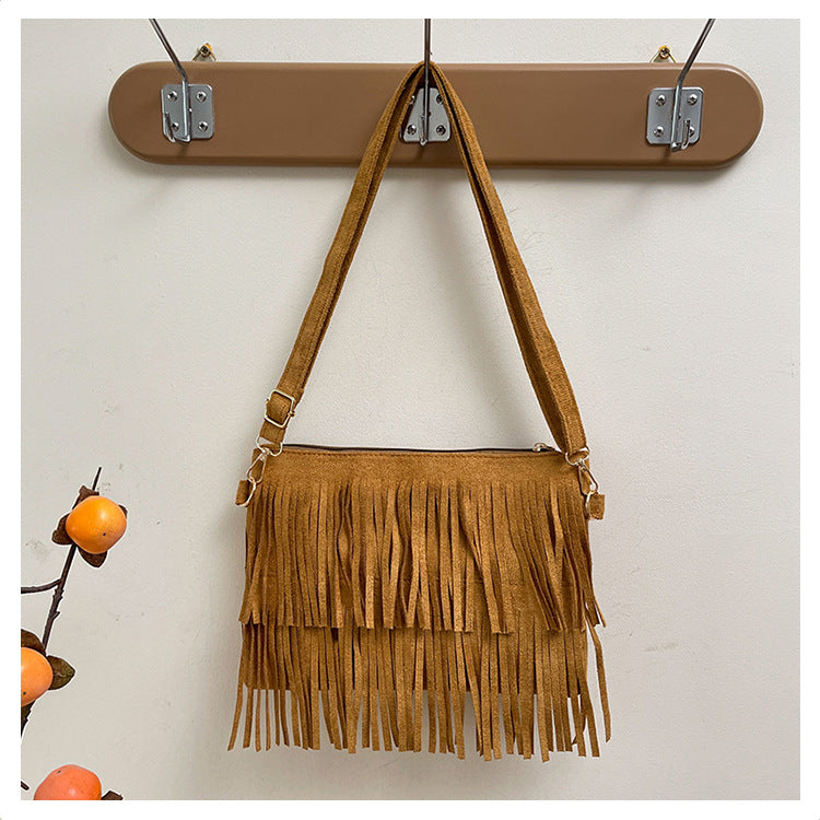 Stylish Fringe Crossbody Bag