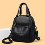 Multi-Functional Leather Handbag