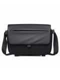 Messenger bag with versatile compartments and water-repellent material