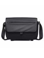 Messenger bag with versatile compartments and water-repellent material