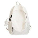 Casual Plush-Toy Accessory Backpack