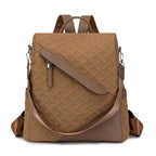 Elegant Textured Leather Backpack