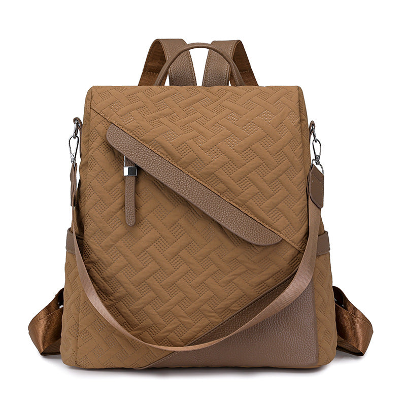 Elegant Textured Leather Backpack