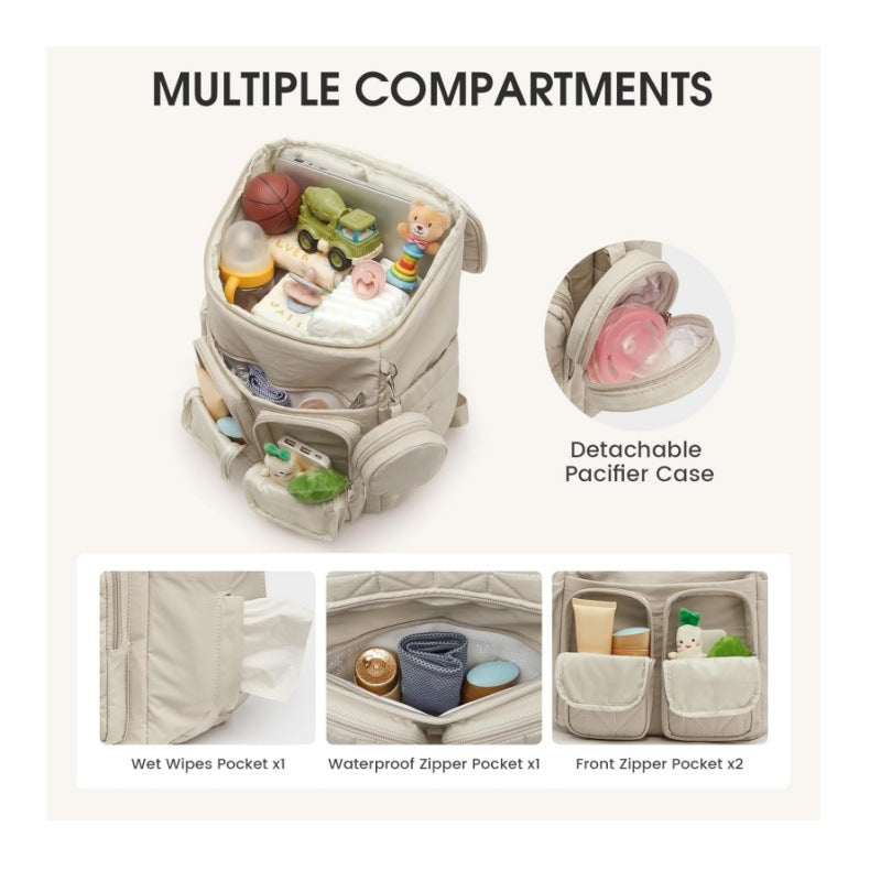 Multifunctional backpack with insulating compartments