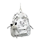 Whimsical Cartoon-Patterned Backpack