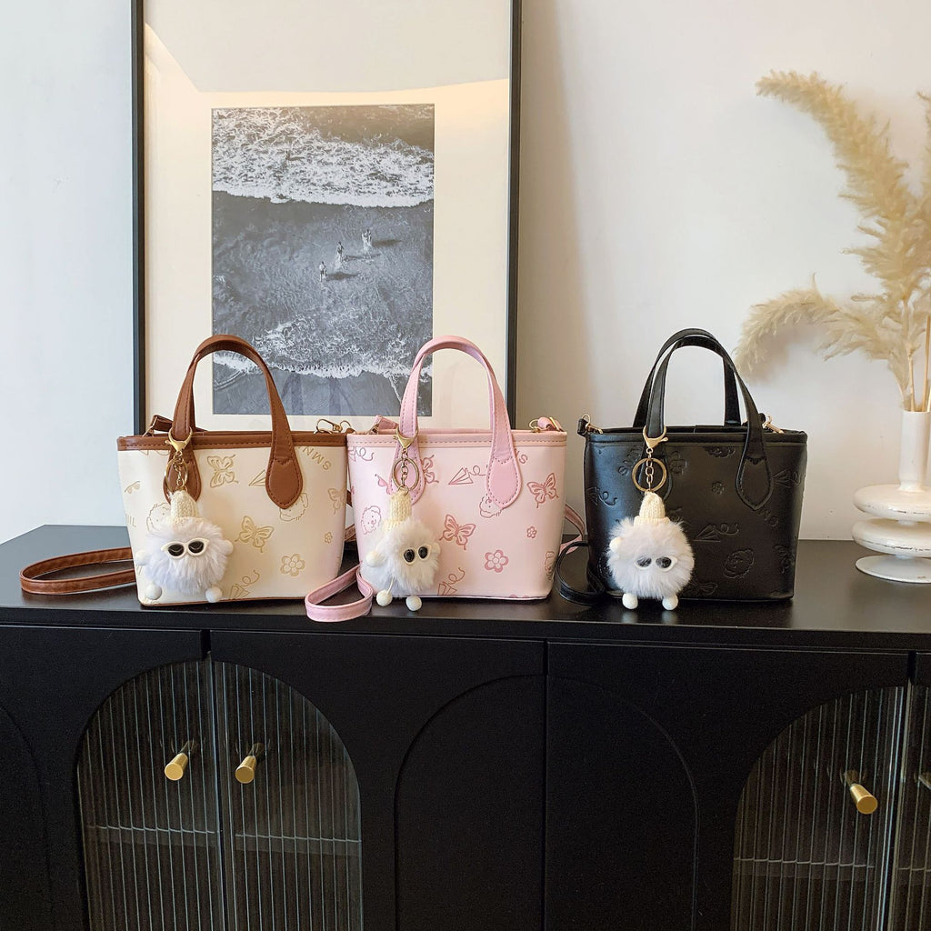 Playful Mini Handheld Tote Bag