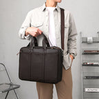 Premium Leather Business Briefcase