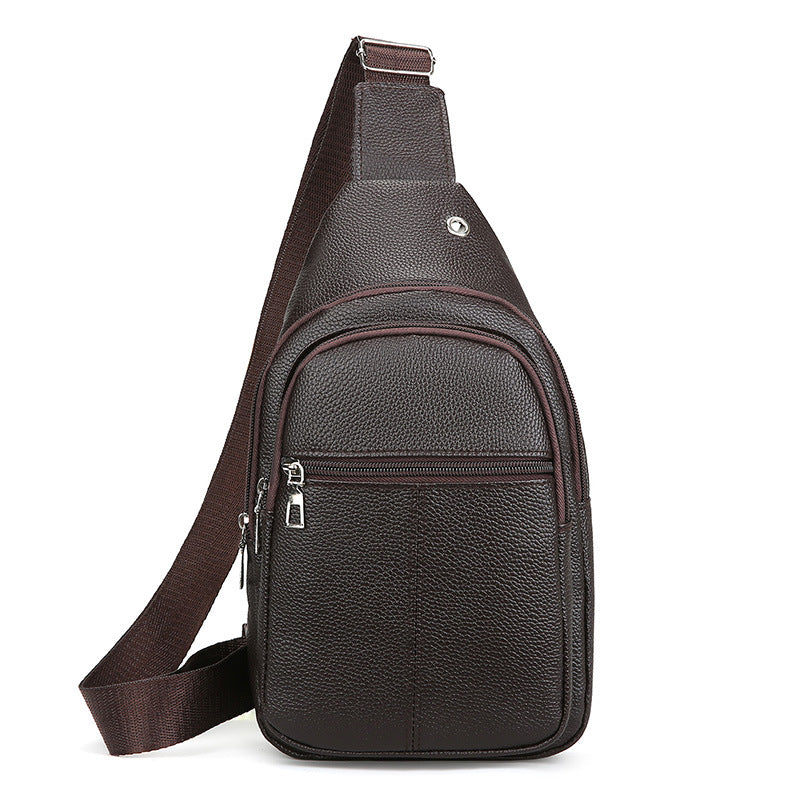 Premium Leather Sling Backpack