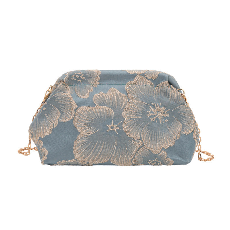 Floral Embellished Evening Clutch