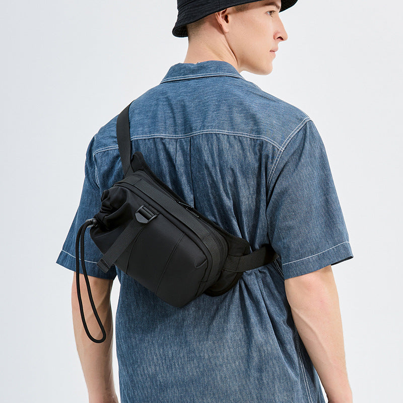 Compact Drawstring Sling Bag