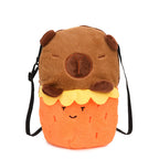 Plush Shoulder Bag with Cute Dessert Design