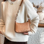 Stylish Textured Crossbody Bag