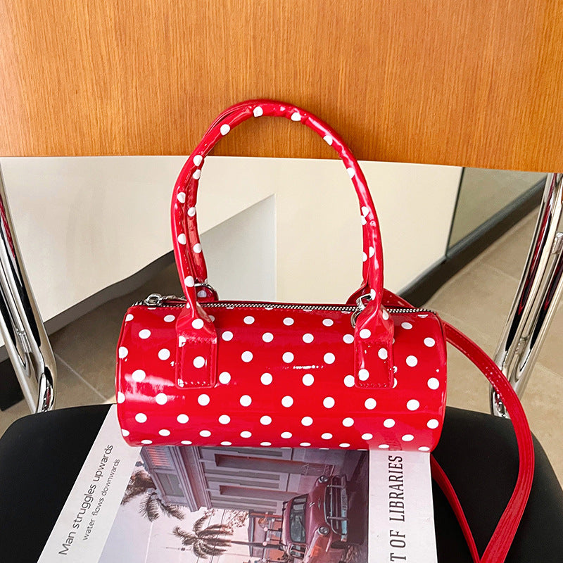 WoChic Structured Polka Dot Handbag