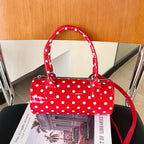 WoChic Structured Polka Dot Handbag