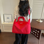 Stylish Polka Dot Travel Tote