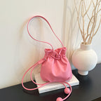 WoStylish Drawstring Bucket Handbag