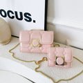 Ladies elegant wrist bag with coordinated mini wallet