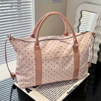 Stylish Polka Dot Travel Duffel Bag