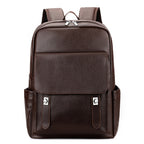Unisex Elegant Leather Laptop Backpack