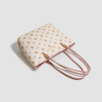 Women's tote bag with elegant horse pattern and sturdy carrying handles-https://detail.1688.com/offer/1041398891181.html-Calm Wears-Rosa-nothing-Calm Wears