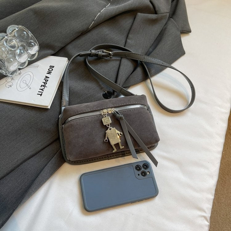 Women's practical shoulder bag made of high-quality suede leather-https://detail.1688.com/offer/974044430038.html-Calm Wears-Braun-nothing-Calm Wears