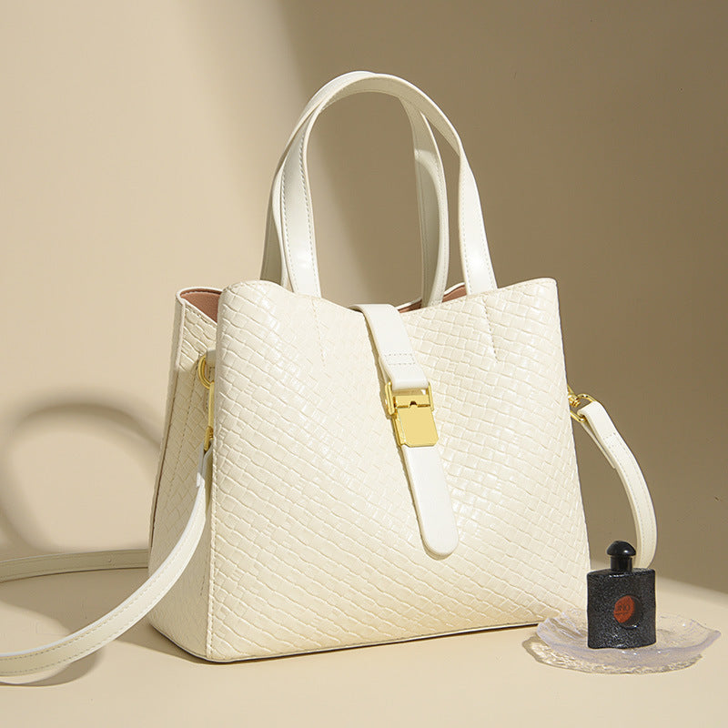Textured Structured Handbag