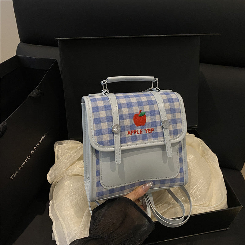 Playful Checked Mini Backpack