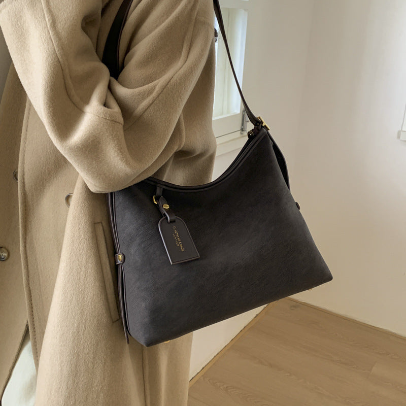 Ladies elegant shoulder bag with soft leather-https://detail.1688.com/offer/1000391974803.html-Calm Wears-Braun-nothing-Calm Wears