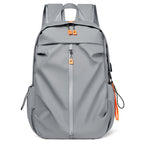 Ergonomic everyday backpack with innovative compartments and waterproof material