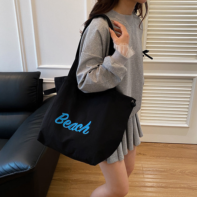 Spacious Canvas Tote Bag