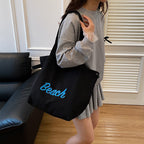 Spacious Canvas Tote Bag