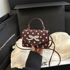 WoElegant Polka Dot Handheld Satchel Bag