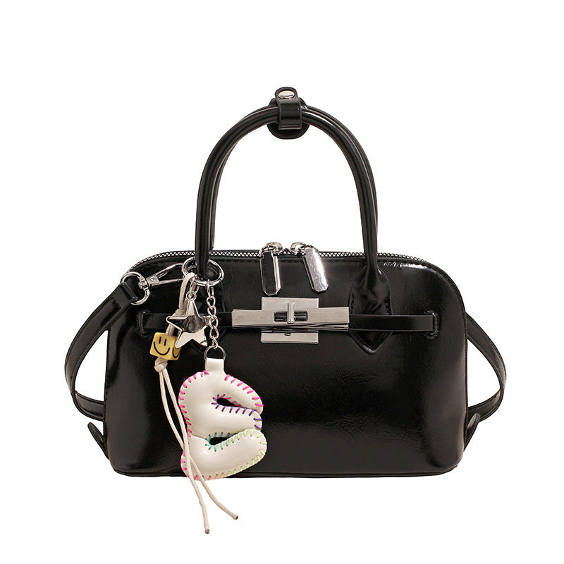 Women's Mini Handbag with Removable Pendant