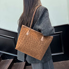 Stylish Leopard Print Tote Bag
