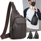 Premium Leather Sling Backpack