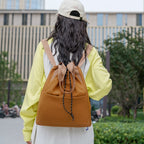 Fashionable Drawstring Tote Bag Calm Wears