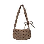 Vintage Polka Dot Crossbody Handbag