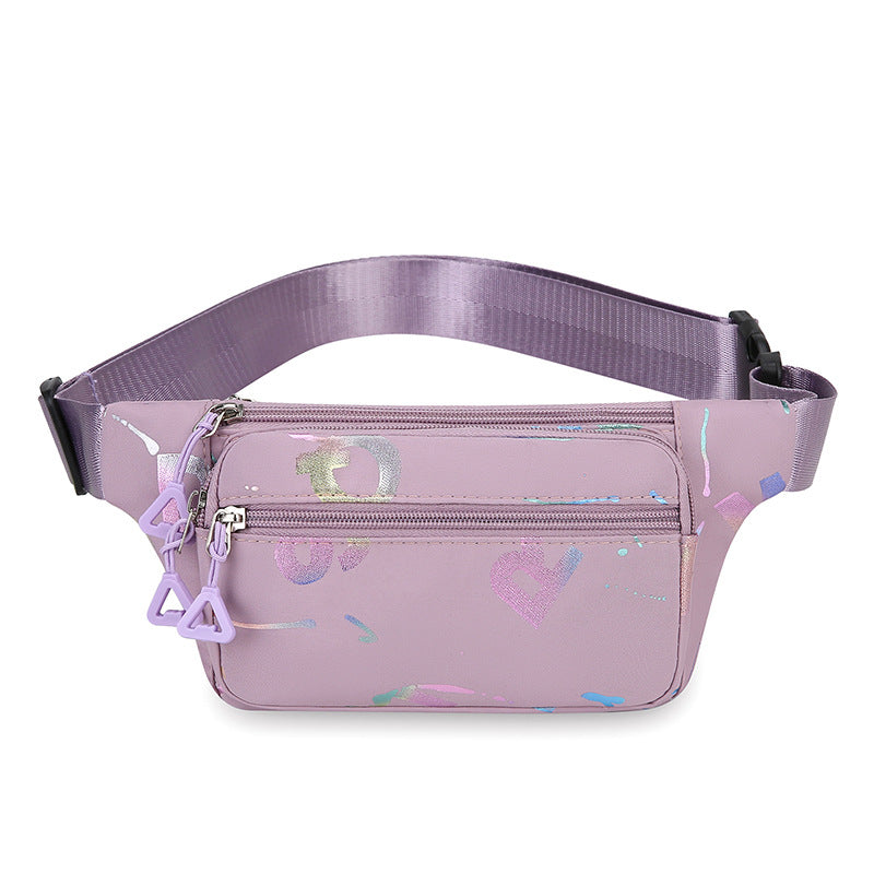 Trendy Graphic Design Waist Bag