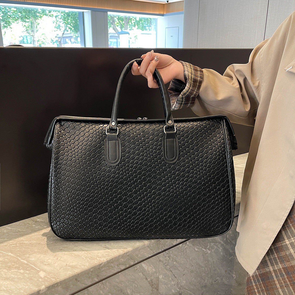 Chic Woven Tote Bag