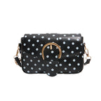 Stylish Polka Dot Crossbody Handbag