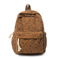 Backpack Made of High-Quality Cord with Playful Applications