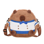 Cozy plush handbag in animal design