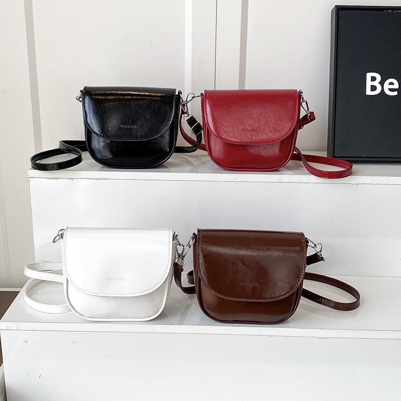 WoMinimalist Faux Leather Crossbody Bag