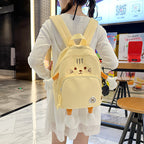Plush Cat-Themed Backpack