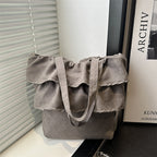 Chic Ruffled Tote Bag
